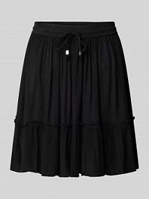 Spódnica mini z falbanami model IBIZA LIFE Only czarna EAN 15219931