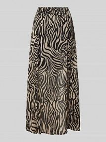 Długa spódnica z elastycznym pasem model ASTA Only beżowa EAN 15322915