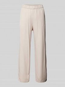 Spodnie materiałowe rozkloszowane o skróconym kroju model CHIARA MAC beżowe damskie EAN 278303700