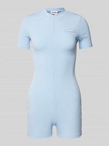 Kombinezon z drobnym prążkowaniem Sixth June niebieski EAN 34094-PACK8