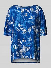 T-shirt ze wzorem paisley model Style. Cally BRAX niebieski damski EAN 34-3748 90624400