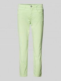 Spodnie materiałowe o skróconym kroju model SHAKIRA BRAX zielone damskie EAN 71-7948 09930320