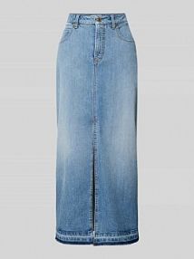 Spódnica jeansowa z rozcięciem model HAILEY CAMBIO niebieska EAN 9124 022/01