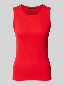 Top z prążkowanym efektem someday czerwony damski EAN 10049910363100