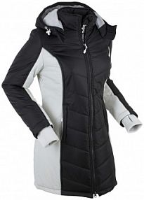 Hydrofobowy płaszcz narciarski pikowany  damski Bonprix