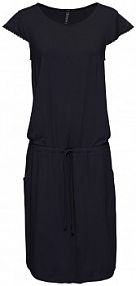 Sukienka midi z dżerseju ze zrównoważonej wiskozy z elastanem  Bonprix