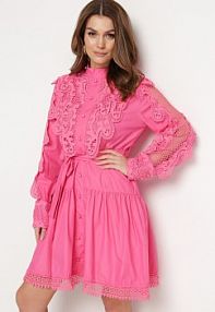 Fuksjowa sukienka Evenope Born2Be