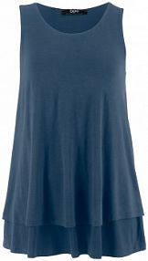 Top dwuwarstwowy z wiskozy  damski Bonprix