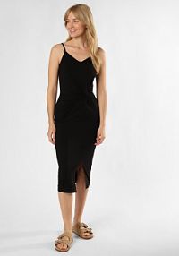 Sukienka   Maxine Kobiety wiskoza czarna jednolity 36 EDITED