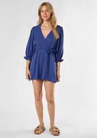 Kombinezon  Kobiety Lyocell niebieski jednolity 40 EDITED
