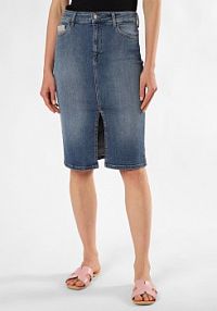 Dżinsowa spódnica  Kobiety Bawełna niebieska jednolity 26 Liu Jo Collection