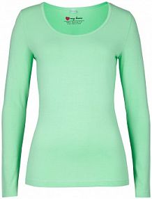 Shirt w dopasowanym fasonie z długim rękawem  damski Bonprix