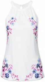 Top z lejącej mieszanki wiskozy  damski Bonprix