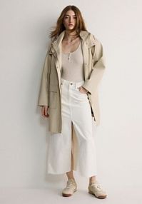 Parka przeciwdeszczowa Reserved beżowa 1891T-02X