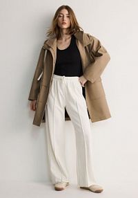 Parka przeciwdeszczowa Reserved beżowa 1891T-80X