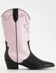 Skórzane kowbojki Barbie™ Reserved różowe 724BP-30X