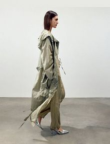 Parka water repellent Reserved zielona 842BK-97X