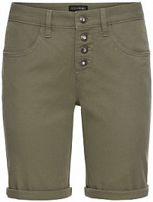 Bermudy ze stretchem  damskie Bonprix