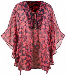 Tunika plażowa z lekkiego szyfonu  Bonprix