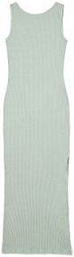 Prążkowana  sukienka midi Cropp oliwkowa