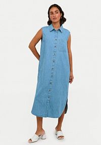 Sukienka jeansowa Kaffe niebieska 