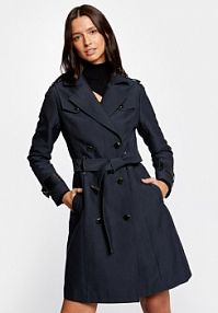 Trencz Morgan granatowy 