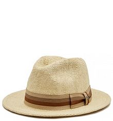 Kapelusz Brixton brązowy damski 