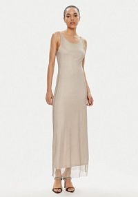 Sukienka codzienna Rinascimento beżowa 