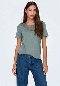 T-shirt JDY zielony damski 