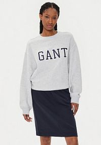 Bluza przez głowę Gant szara 