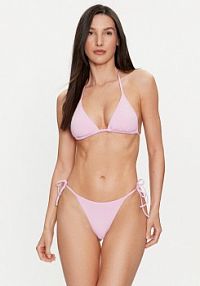 Strój kąpielowy Emporio Armani różowy Bikini