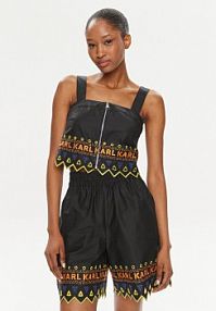 Top KARL LAGERFELD czarny damski 