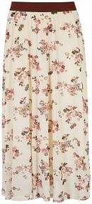 Spódnica siatkowa midi z elastycznym paskiem  Bonprix