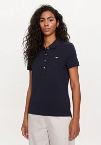 Koszulka polo Gant granatowa damska 