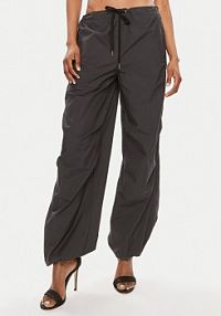 Spodnie eleganckie Juicy Couture czarne damskie Materiałowe