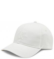 Czapka z daszkiem Calvin Klein biała damska 