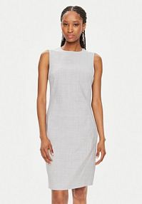 Sukienka koktajlowa Calvin Klein szara 