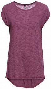 Długi shirt z mieszanki wiskozy  damski Bonprix