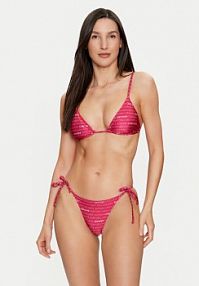 Strój kąpielowy Emporio Armani różowy Bikini