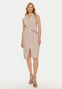 Sukienka koktajlowa Imperial beżowa 