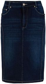 Spódnica high-waist ze stretchem i wygodnym paskiem  Bonprix