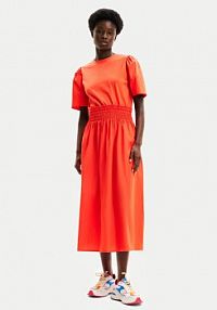 Sukienka letnia Desigual pomarańczowa 