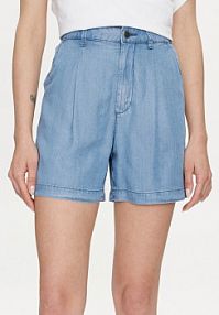 Szorty United Colors Of Benetton niebieskie damskie Materiałowe