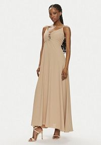 Sukienka wieczorowa Rinascimento beżowa 
