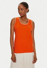 Top United Colors Of Benetton pomarańczowy damski Bluzka