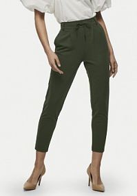 Spodnie eleganckie ONLY khaki damskie Materiałowe Poptrash 15115847  Regular Fit