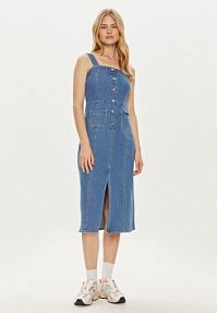 Sukienka jeansowa Vero Moda niebieska 