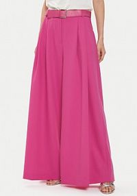 Spodnie eleganckie Imperial różowe damskie Palazzo
