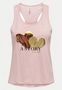 Top ONLY różowy damski 