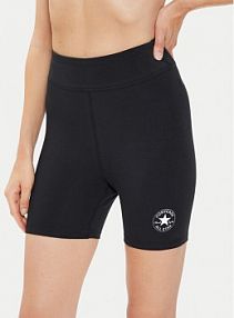 Szorty sportowe Converse czarne Kolarki Retro Chuck 10025893-A01  Skinny Fit